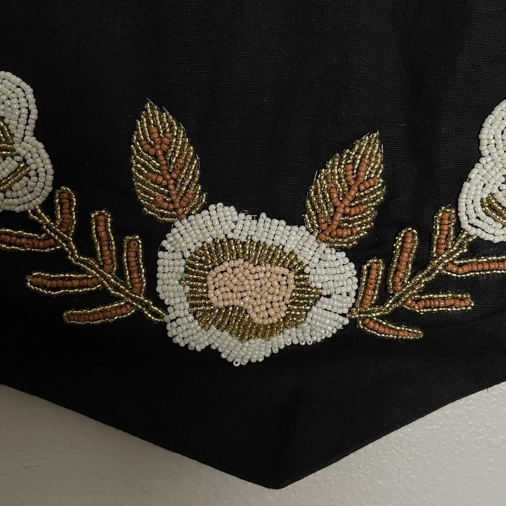 Beaded Wall Hanging Love and Flowers NWT